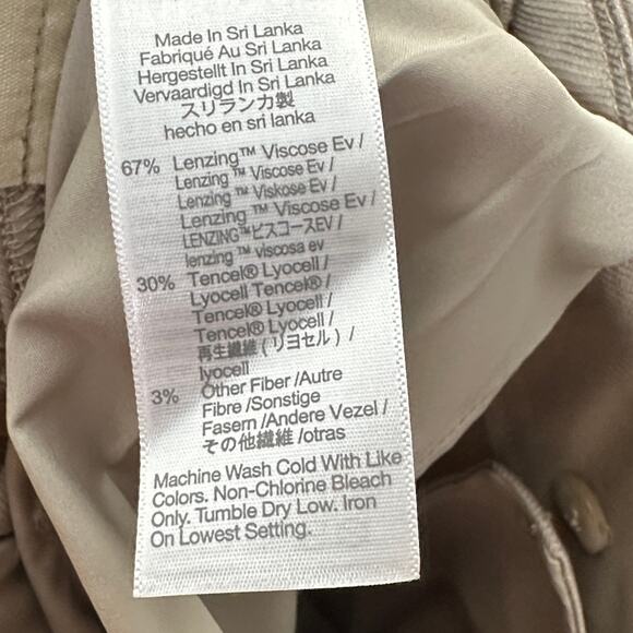 MADEWELL The Plus Neale Straight-Leg Pant Drapeweave Taupe Sz 20 NWT $98 {3N9} - Picture 5 of 6